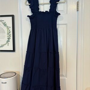 Navy Blue Hill House Ellie Nap Dress well loved
